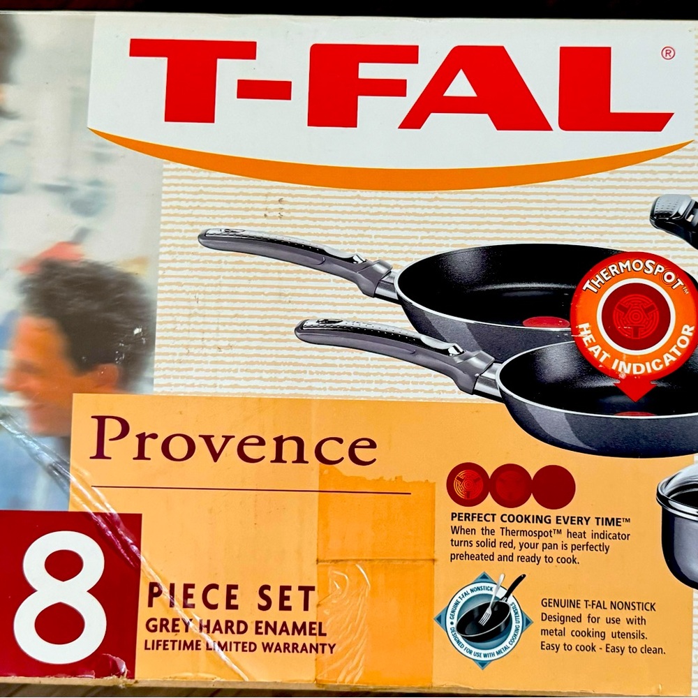 Branda New —TFal Provence Non stick 8 piece set